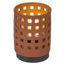 Ledvance Tischleuchte Decor Clay Windows Table Ton braun max. 6W E27 Textilkabel