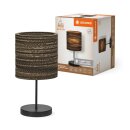 Ledvance Tischleuchte Decor Cardboard Cylinder Table Wellpappe Braun Ø20cm 1 x E27 mit Schalter