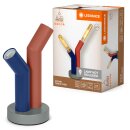 Ledvance Tischleuchte Decor Straw Table Rot/Blau max. 2 x...