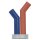 Ledvance Tischleuchte Decor Straw Table Rot/Blau max. 2 x 15W E27 mit Schalter