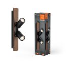 Ledvance LED Deckenleuchte Decor Spot Mercury Holz...