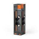 Ledvance LED Deckenleuchte Decor Spot Mercury Holz Schwarz 2 x 3,4W GU10 460lm warmweiß 2700K dimmbar