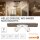 Ledvance LED Deckenleuchte Decor Spot Mercury Holz Schwarz 2 x 3,4W GU10 460lm warmweiß 2700K dimmbar
