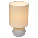 Ledvance Tischleuchte Decor Impact Table beige/grau max. 40W E27 mit Schalter