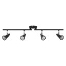 Ledvance LED Deckenbauleuchte Spot Schwarz 4 x 3,4W 920lm warmweiß 2700K Ra>90 Dimmbar