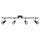 Ledvance LED Deckenbauleuchte Spot Schwarz 4 x 3,4W 920lm warmweiß 2700K Ra>90 Dimmbar