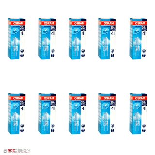 10 x Osram G4 Halogen Stiftsockellampe 12V 20W...