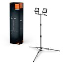 Ledvance LED Arbeitsleuchte Fluter Value Tripod 2 x 20W IP54 Schwarz/Grau 5000lm Tageslicht 6500K kaltweiß