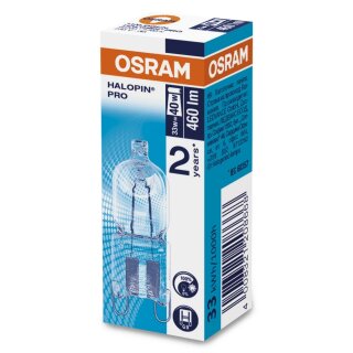 Osram G9 Eco Halogen Stiftsockellampe 230V 35W = 40W Halogenlampe Stiftsockellampen 66733