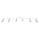Ledvance LED Deckenleuchte Spot mattweiß 6 x 3,4W GU10 1380lm warmweiß 2700K DIMMBAR