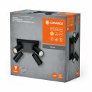 Ledvance LED Deckenleuchte Octagon PL schwarz 4 x 3,4W GU10 920lm warmweiß 2700K Dimmbar