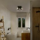Ledvance LED Deckenleuchte Octagon PL schwarz 4 x 3,4W GU10 920lm warmweiß 2700K Dimmbar