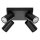 Ledvance LED Deckenleuchte Octagon PL schwarz 4 x 3,4W GU10 920lm warmweiß 2700K Dimmbar