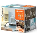 Ledvance LED Wandleuchte Sun@Home Bathroom Round Silber Ø11cm IP44 7,5W 200lm CCT 2700K - 5000K Dimmbar App WiFi