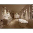 Ledvance LED Wandleuchte Sun@Home Bathroom Round Silber Ø11cm IP44 7,5W 200lm CCT 2700K - 5000K Dimmbar App WiFi