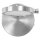 Ledvance LED Wandleuchte Sun@Home Bathroom Round Silber Ø11cm IP44 7,5W 200lm CCT 2700K - 5000K Dimmbar App WiFi