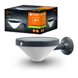 Ledvance LED Solar Außenleuchte Endura Style schwarz IP44 4,5W 300lm warmweiß Bewegungsmelder