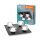 Ledvance LED Deckenleuchte Lampe Orbis Frame Schwarz 35x35cm IP44 4x 5,5W 1740lm Click CCT 3000K 4000K per Lichtschalter
