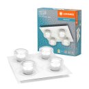 Ledvance LED Deckenleuchte Lampe Orbis Frame weiß 35x35cm IP44 4 x 5,5W 1740lm Click CCT 3000K 4000K per Lichtschalter