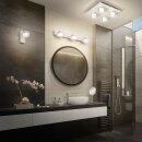 Ledvance LED Deckenleuchte Lampe Orbis Frame weiß 35x35cm IP44 4 x 5,5W 1740lm Click CCT 3000K 4000K per Lichtschalter