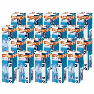 20 x Osram G9 Eco Halogen Stiftsockellampe 230V 35W = 40W Halogenlampe Stiftsockellampen 66733