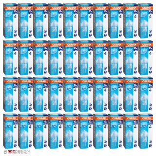 40 x Osram G4 Halogen Stiftsockellampe 12V 10W...