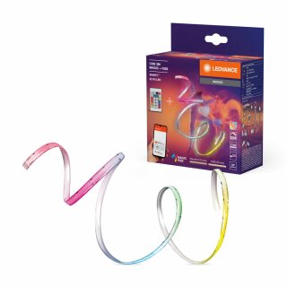 Ledvance LED Smart+ Strip Streifen COB 3M 22W RGB Dimmbar mit Fernbedienung WiFi App Google Alexa