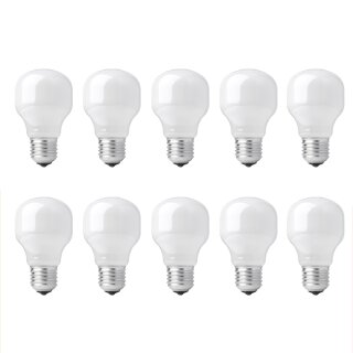 10 x T60 Glühbirne 15W E27 Opal Soft White Glühlampe Glühbirnen Glühlampen 15 Watt