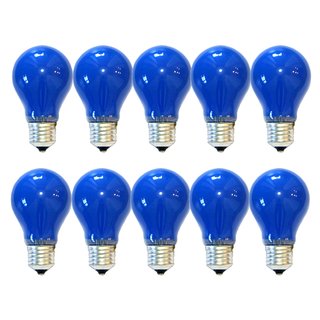 10 x Glühbirne 15W E27 Blau Glühlampe 15 Watt Glühbirnen Glühlampen