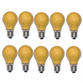 10 x Glühbirne 15W E27 Orange Glühlampe 15 Watt Glühbirnen Glühlampen