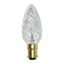 10 x Kerze Glühbirne 40W B15 Klar gedreht Glühbirnen B15d 40 Watt Glühlampe Glühlampen