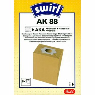 Swirl AK88 Staubsaugerbeutel - 8 Stück