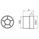 SIKU Rohreinschublüfter 2L mit Kugellager Ø125mm