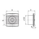 SIKU Kleinraumventilator Axial 100 ML mit Kugellager Ø100mm