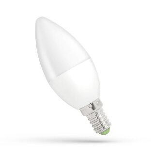 LED Leuchtmittel Kerze 6W = 40W E14 matt warmweiß 3000K 160°