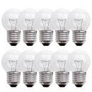 10 x Glühbirne Tropfen 60W E27 KLAR Glühlampe 60 Watt Glühbirnen Glühlampen