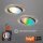 3 x Briloner LED Smart Einbauleuchten Nickel matt Ø8,6cm 4,9W GU10 400lm RGBW + CCT Dimmbar Fernbedienung App Google Alexa Bluetooth WiFi