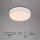 3 x Briloner LED Einbauleuchten Weiß rund Ø7,5cm IP44 3W 350lm Warmweiß 3000K