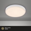 Briloner LED Einbauleuchte Weiß Ø10cm IP44...