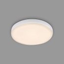 Briloner LED Einbauleuchte Weiß Ø10cm IP44 6W 700lm Warmweiß 3000K
