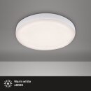 Briloner LED Einbauleuchte Weiß Ø10cm IP44...