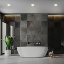 3 x Briloner LED Einbauleuchten Weiß rund Ø8,6cm IP44 3W 350lm Backlight Warmweiß 3000K
