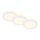 3 x Briloner LED Einbauleuchten Weiß rund Ø8,6cm IP44 3W 350lm Backlight Warmweiß 3000K