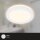 3 x Briloner LED Einbauleuchten Weiß rund Ø8,6cm IP44 3W 350lm Backlight Warmweiß 3000K