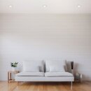 3 x Briloner LED Einbauleuchte Chrom matt rund Ø11,5cm IP44 6W 650lm Warmweiß 3000K