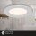 3 x Briloner LED Einbauleuchte Chrom matt rund Ø11,5cm IP44 6W 650lm Warmweiß 3000K