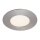 3 x Briloner LED Einbauleuchten Nickel matt rund Ø8,5cm IP44 5W 450lm Neutralweiß 4000K 3-Stufen-Dimmbar