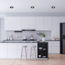 3 x Briloner LED Einbauleuchten Schwarz rund Ø10,6cm IP23 7W 600lm Neutralweiß 4000K schwenkbar