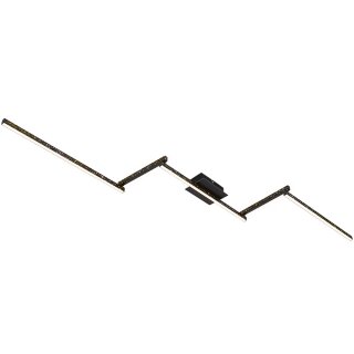 Briloner LED Deckenleuchte Schwarz 227cm 24W 2800lm warmweiß 3000K verstellbar Glitzereffekt