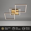 Briloner LED Deckenleuchte Gold-Braun 77x37cm 30W 1300lm...